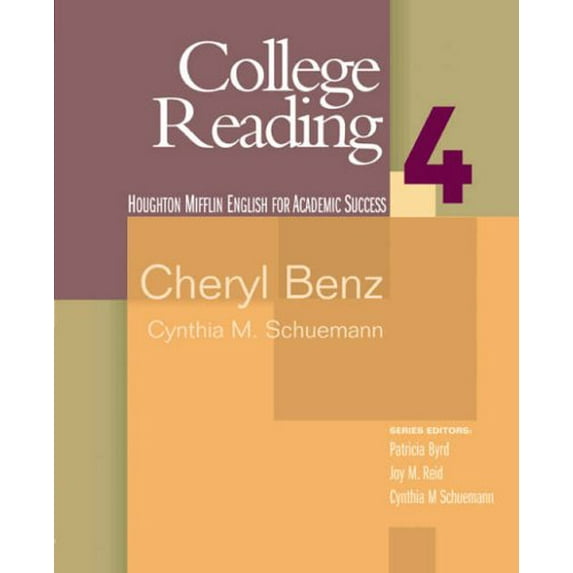 Pre-Owned College Reading: Houghton Mifflin English for Academic Success, Vol.4