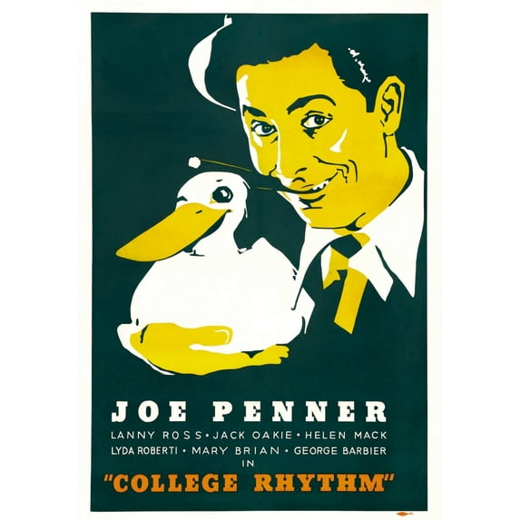 College Rhythm Joe Penner 1934. Movie Poster Masterprint (24 x 36)