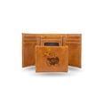 thumbnail image 1 of College Rico Industries Kansas Jay Brown Laser Engraved Trifold Laser Engraved Tri-Fold Wallet - Men's Accessory, 1 of 5