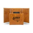 thumbnail image 1 of College Rico Industries Northern Iowa  Brown Laser Engraved Trifold Laser Engraved Tri-Fold Wallet - Men's Accessory, 1 of 5