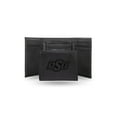 thumbnail image 1 of College Rico Industries Oklahoma State Black Laser Engraved Trifold Laser Engraved Tri-Fold Wallet - Men's Accessory, 1 of 5