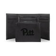 thumbnail image 1 of College Rico Industries Pitt  Black Laser Engraved Trifold Laser Engraved Tri-Fold Wallet - Men's Accessory, 1 of 5