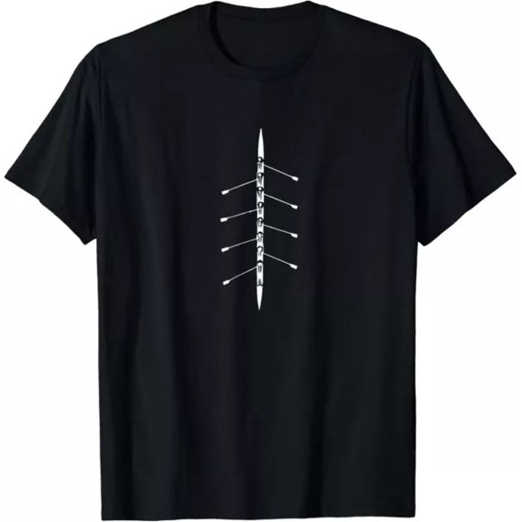 College Rowing Crew Boat Sports Graphic T-Shirt