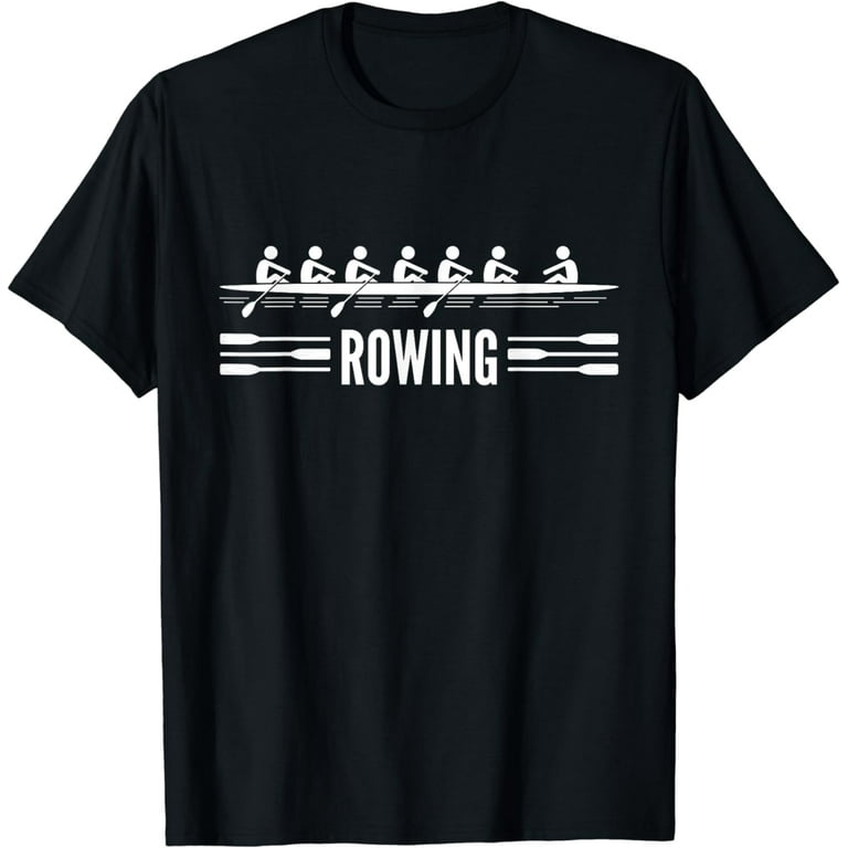 College Rowing T-Shirt Row Crew Boat