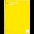 thumbnail image 1 of College Ruled 1 Subject Flexible Plastic Cover Spiral Notebook - up&up™, 1 of 9