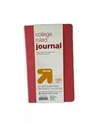 Collage Ruled Journal College Ruled Journal, Red, 5 x 8 1/4, 240 Pages - Walmart.com