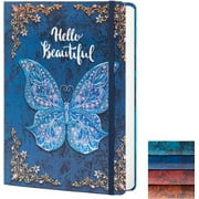 College Ruled Journal for Writing-B5 3D Butterfly Embossed Hardcover notebooks