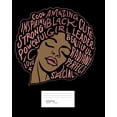 thumbnail image 1 of College Ruled: Melanin Goddess- Black Pride- Black Girl Power College Ruled Notebook- 1 Subject Composition Notebook College Ruled 200 Pages- Cute College Ruled Notebook For Kids, Tweens, Teens And Ad, 1 of 1