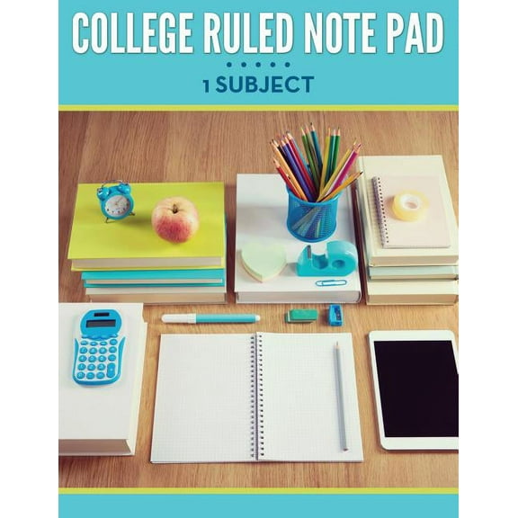 College Ruled Note Pad - 1 Subject (Paperback)