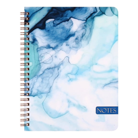 College Ruled Notebook 160 Pages 70gsm Wide Lined Coil Binding Journal Paper Note Book 7x10Inch for Writing Note Taking