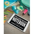 thumbnail image 1 of College Ruled Notebook - 2 Subject For Students, (Paperback), 1 of 1