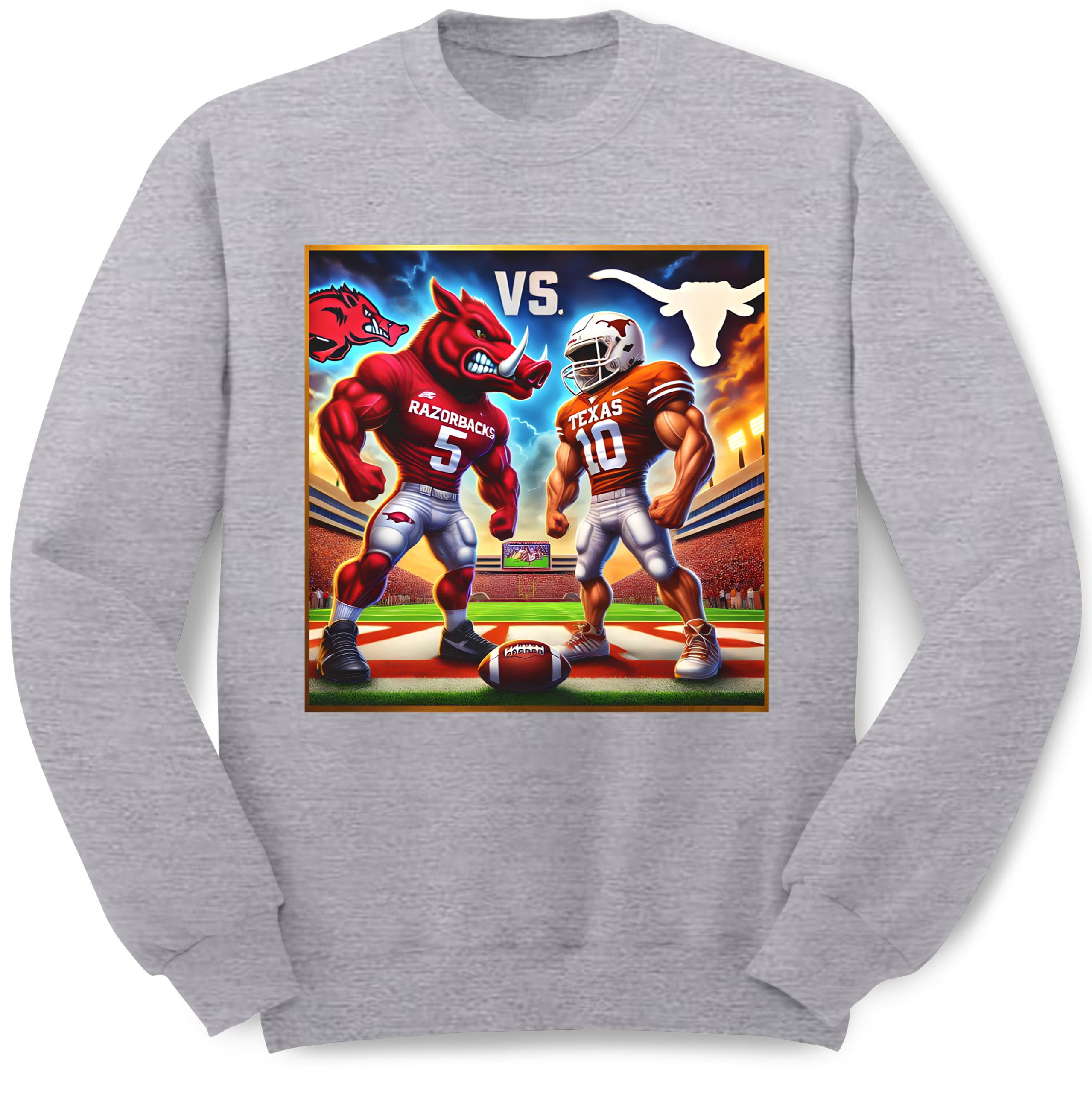 College Sports Graphic Tee - Mascot Rivalry Design - Walmart.com