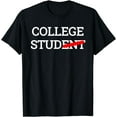 thumbnail image 1 of College Stud Student T-Shirt Funny Novelty Gift T-Shirt, 1 of 3