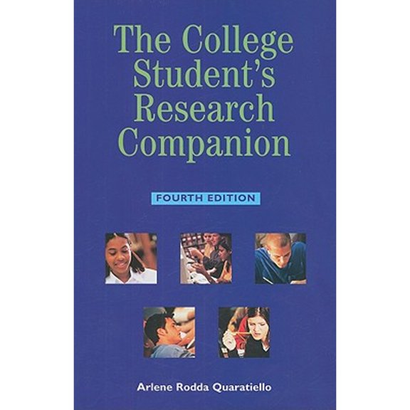 Pre-Owned College Student's Research Companion (Paperback) 155570588X 9781555705886