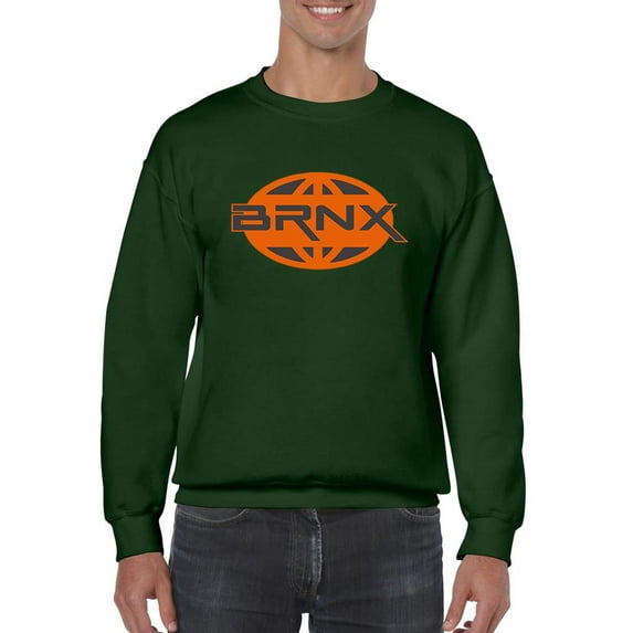 College Style Brnx Sweatshirt Men -Image by Shutterstock, Male Small