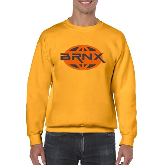 College Style Brnx Sweatshirt Men -Image by Shutterstock, Male x-Large