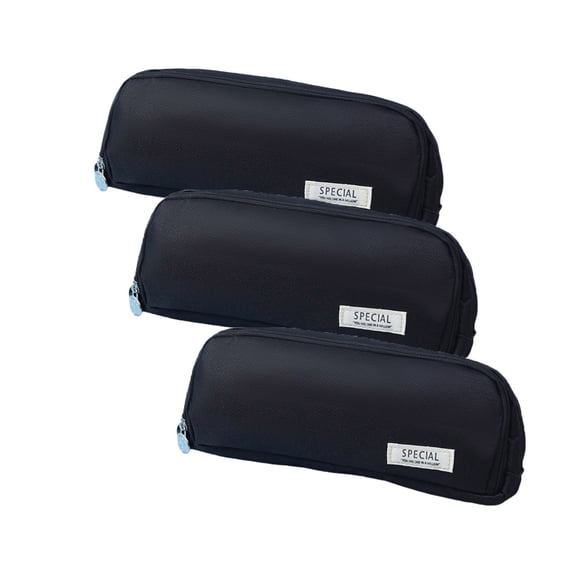 College Supplies, 3PC Multi-layer Cloth Pencil Case Student Stationery Storage Box Pencil Case Crossborder Pen Container, Office Gifts