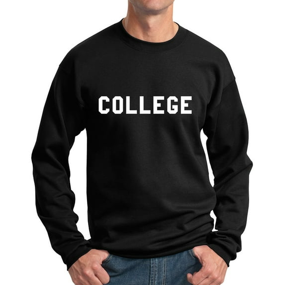 College Sweatshirt Belushi Bluto Tribute 70s Comedy Crewneck