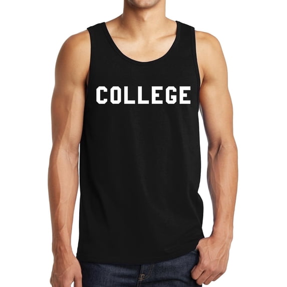 New York Fashion Police Muscle Crew Neck Solid Print Tank Tops Men's