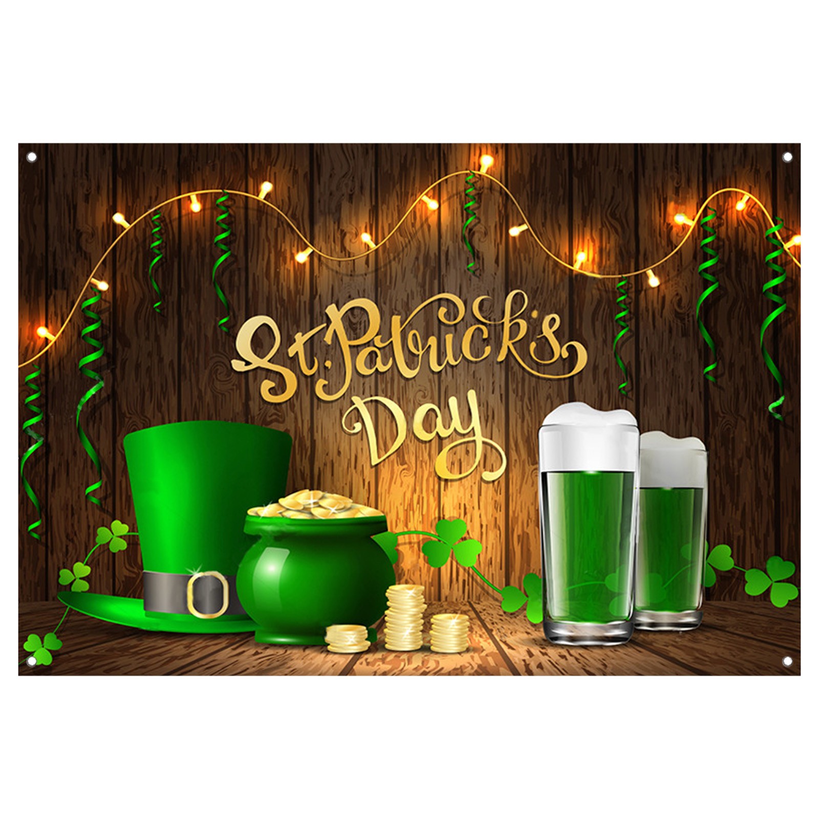 College Tapestry Irish Festive Atmosphere Decorated Tapestry Living