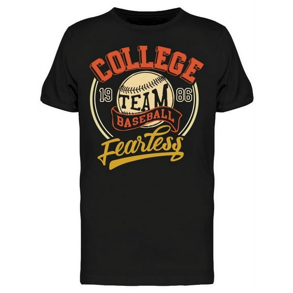 College Team 1986, Baseball T-Shirt Men -Image by Shutterstock, Male Large