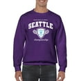 thumbnail image 1 of College Tennis School Seattle Sweatshirt Men -Image by Shutterstock, Male 4X-Large, 1 of 4
