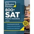 thumbnail image 1 of College Test Preparation 800+ SAT Practice Questions, 2025: In-Book + Online Practice Tests for the Digital SAT, (Paperback), 1 of 2