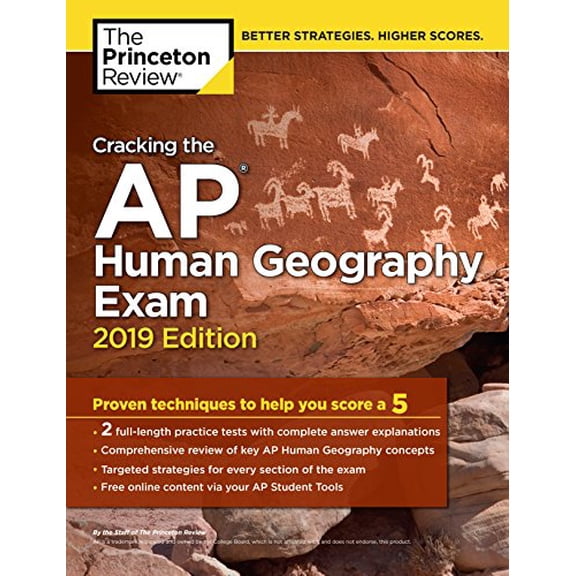 Pre-Owned Cracking the AP Human Geography Exam, 2019 Edition: Practice Tests & Proven Techniques to Help You Score a 5 (College Test Preparation)