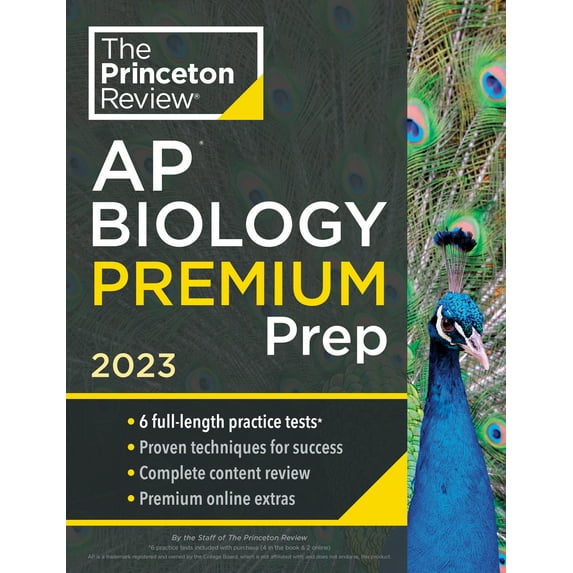 Princeton Review AP Biology Premium Prep, 2023: 6 Practice Tests + Complete Content Review + Strategies Techniques