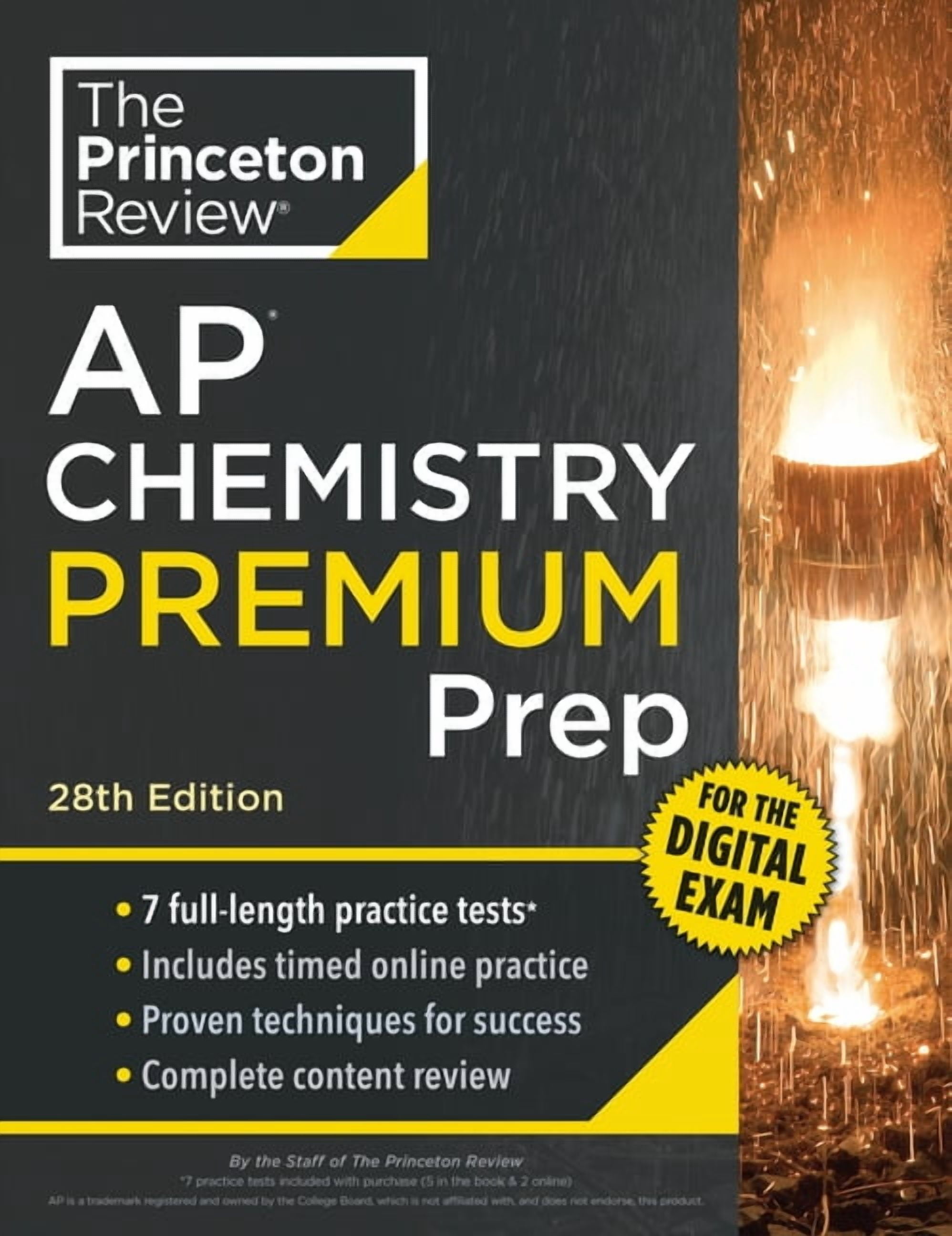 College Test Preparation Princeton Review AP Chemistry Premium Prep, 28th Edition: 7 Practice Tests + Digital Practice Online + Content Review, (Paperback)