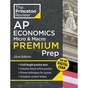 College Test Preparation Princeton Review AP Economics Micro & Macro Premium Prep, 22nd Edition 4 Practice Tests + Digital Practice Online +, Paperback