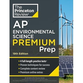 Pre-Owned Princeton Review AP Environmental Science Premium Prep, 19th Edition: 4 Practice Tests + Digital Practice Online + Content Review (Paperback) 0593517652 9780593517659