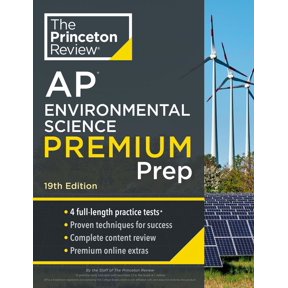 College Test Preparation Princeton Review AP Environmental Science Premium Prep, 19th Edition: 4 Practice Tests + Digital Practice Online + Conte, (Paperback)
