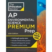 College Test Preparation Princeton Review AP Environmental Science Premium Prep, 20th Edition 4 Practice Tests + Digital Practice Online + Conte, Paperback