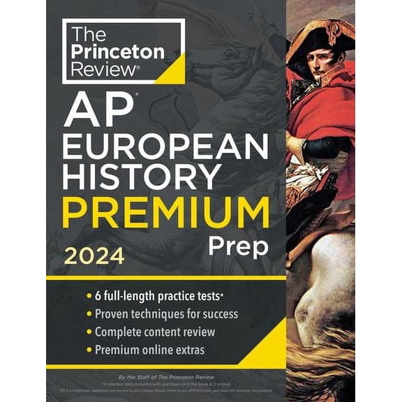 Pre-Owned College Test Preparation: Princeton Review AP European History Premium Prep, 22nd Edition : 6 Practice Tests + Complete Content Review + Strategies & Techniques (Paperback)