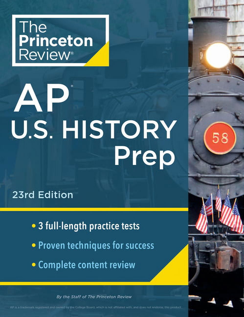 College Test Preparation Princeton Review AP U.S. History Prep, 23rd Edition: 3 Practice Tests + Complete Content Review + Strategies \u0026 Technique, (Paperback)