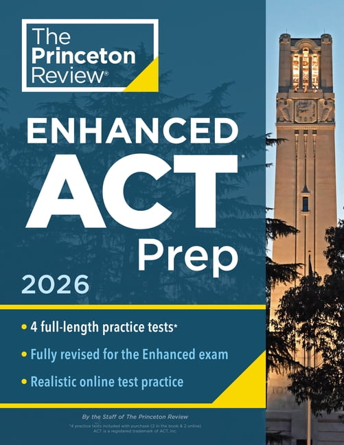 College Test Preparation Princeton Review Enhanced ACT Prep, 2026