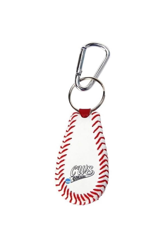 College World Series Keychain Classic Baseball