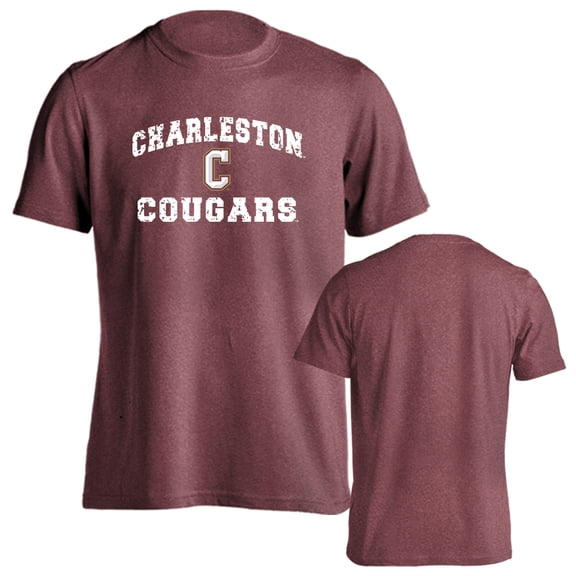 College of Charleston Cougars Distressed Retro Short Sleeve T-Shirt