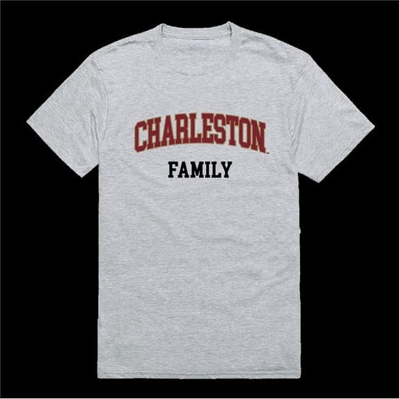 College of Charleston Cougars Family T-Shirt, Heather Grey - Large