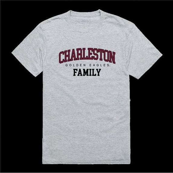 College of Charleston Golden Eagles Family T-Shirt, Heather Grey - Large