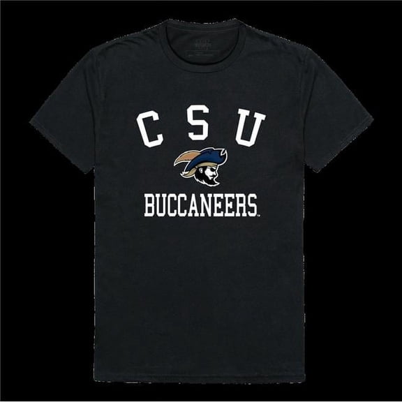 College of Charleston Southern Buccanneers Arch T-Shirt, Black - Small