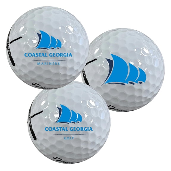 College of Coastal Georgia Mariners Logo Edition Taylormade Distance+ Golf Balls 12-Pack (Dozen)