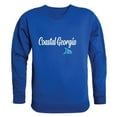 thumbnail image 1 of College of Coastal Georgia Mariners Script Crewneck Sweatshirt, Royal - 2XL, 1 of 1