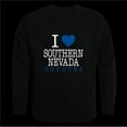 thumbnail image 1 of College of Southern Nevada Coyotes I Love Crewneck Sweatshirt, Black - Extra Large, 1 of 1
