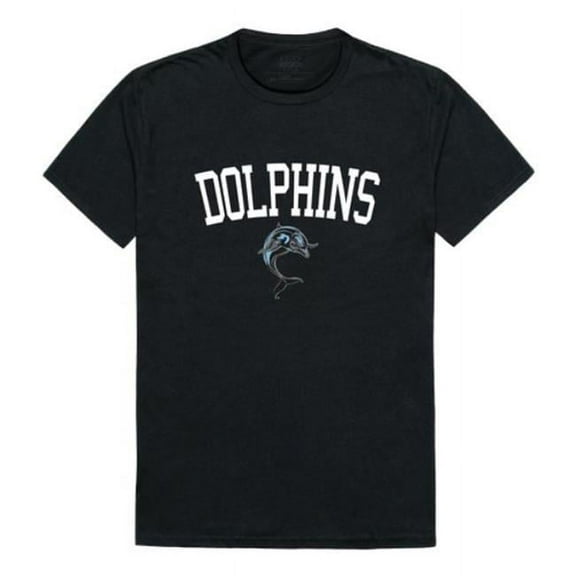 College of Staten Island Dolphins Arch T-Shirt, Black - 2XL