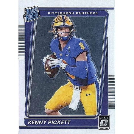 Collegiate 2022 Chronicles Donruss Optic Draft Picks Football Kenny Pickett Trading Card (Rated Rookie) #7