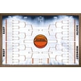 thumbnail image 1 of Collegiate - 64 Team Bracket Wall Poster, 14.725" x 22.375", Framed, 1 of 3