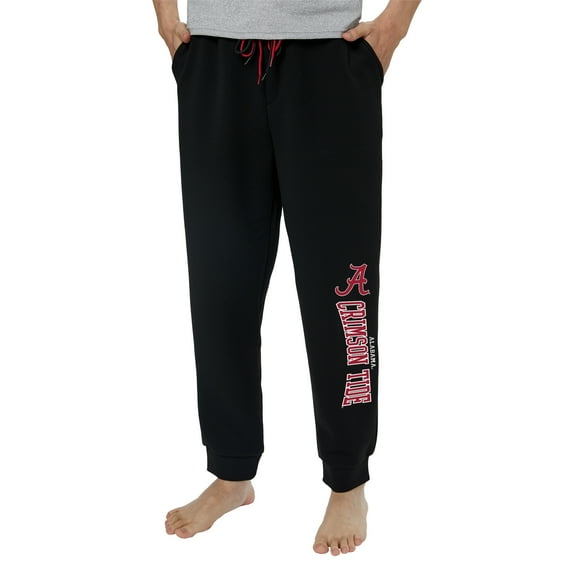 Collegiate BAMA Mens Black ColorX Synthetic Jogger Pant Primary