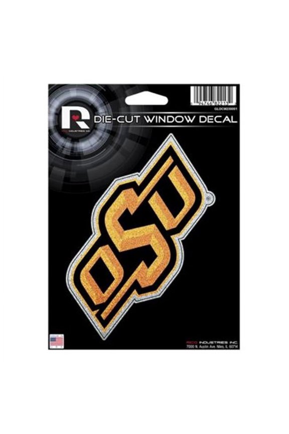 GLDCM230001 Bling Die Cut Window Decal - Oklahoma State